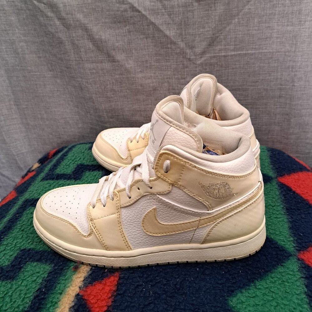 %Nike Air Jordan 1 Phat White Wolf Grey 364770-102 Men Size 8.5 AJ15